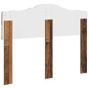 vidaXL Fejtámla fejtámlával Öreg fa 135 cm Faanyag