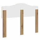 vidaXL Fejtámla fejtámlával Artisan tölgy 135 cm Faanyag