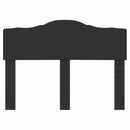 vidaXL Fejtámla fejtámlával Fekete tölgy 120 cm Faanyag