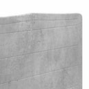 vidaXL Fejtámla Beton Szürke Faanyag