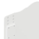 vidaXL Fejtámla fejtámlával Fényes Fehér 90 cm Faanyag