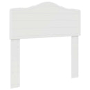 vidaXL Fejtámla Fényes Fehér Faanyag