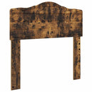 vidaXL Fejtámla fejtámlával Füstölt tölgy 90 cm Faanyag