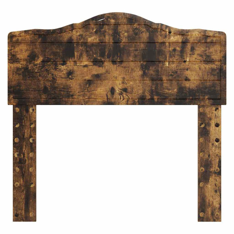 vidaXL Fejtámla fejtámlával Füstölt tölgy 90 cm Faanyag