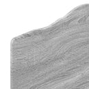 vidaXL Fejtámla fejtámlával Szürke Sonoma 90 cm Faanyag