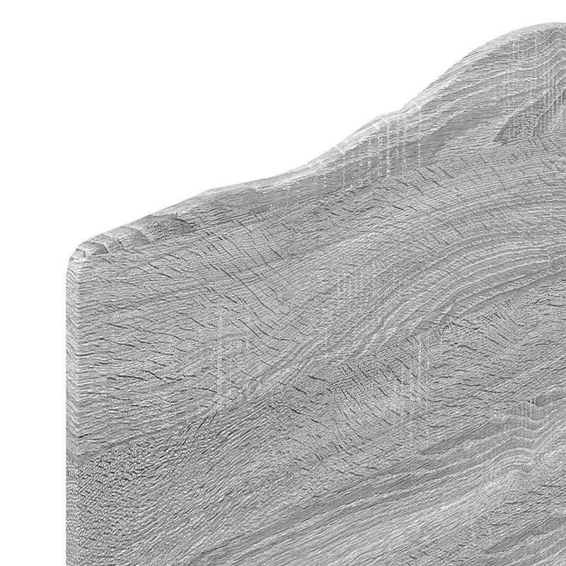 vidaXL Fejtámla fejtámlával Szürke Sonoma 90 cm Faanyag