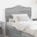 vidaXL Fejtámla fejtámlával Szürke Sonoma 90 cm Faanyag