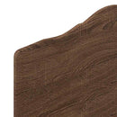 vidaXL Fejtámla fejtámlával Barna Tölgy 90 cm Faanyag