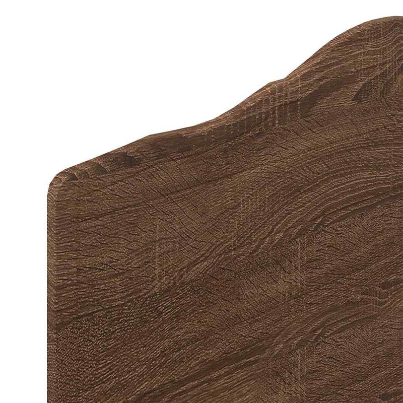 vidaXL Fejtámla fejtámlával Barna Tölgy 90 cm Faanyag