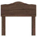 vidaXL Fejtámla fejtámlával Barna Tölgy 90 cm Faanyag