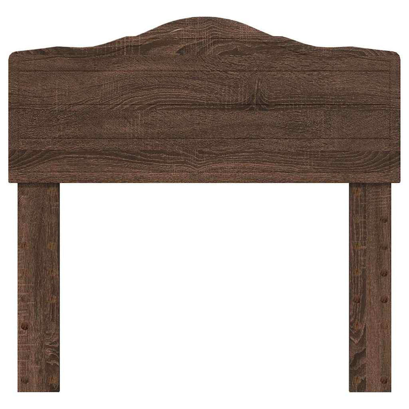 vidaXL Fejtámla fejtámlával Barna Tölgy 90 cm Faanyag