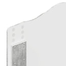 vidaXL Fejtámla fejtámlával Beton Szürke 80 cm Faanyag