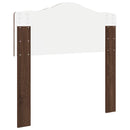 vidaXL Fejtámla Barna Tölgy Faanyag