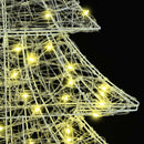 vidaXL Karácsonyfa 100 LED-del Meleg fehér 120 cm Akril