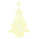 vidaXL Karácsonyfa 100 LED-del Meleg fehér 120 cm Akril