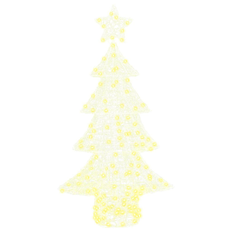 vidaXL Karácsonyfa 160 LED-del Meleg fehér 150 cm Akril