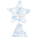 vidaXL Karácsonyfa 160 LED-del Hideg feher 151 cm Akril