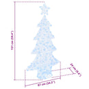 vidaXL Karácsonyfa 160 LED-del Hideg feher 151 cm Akril