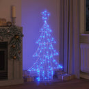 vidaXL Karácsonyfa 160 LED-del Kék 150 cm Akril