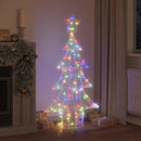 vidaXL Karácsonyfa 160 LED-del Sokszínű 150 cm Akril