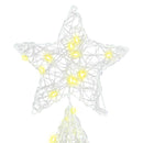 vidaXL Karácsonyfa 240 LED-del Meleg fehér 180 cm Akril