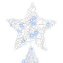 vidaXL Karácsonyfa 240 LED-del Hideg feher 180 cm Akril