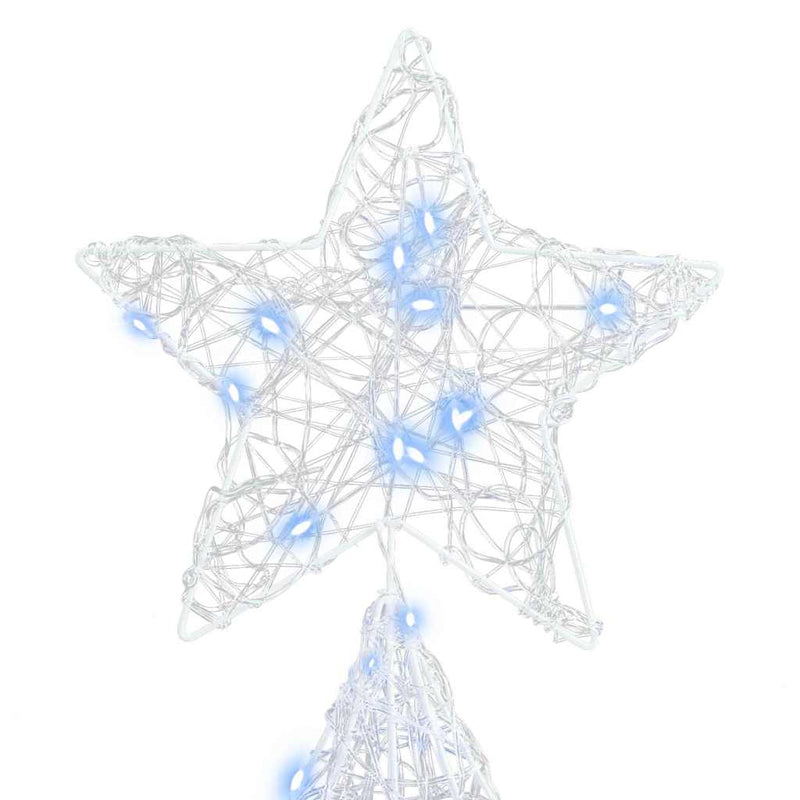 vidaXL Karácsonyfa 240 LED-del Hideg feher 180 cm Akril