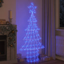 vidaXL Karácsonyfa 240 LED-del Kék 180 cm Akril