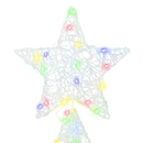 vidaXL Karácsonyfa 240 LED-del Sokszínű 180 cm Akril