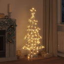 vidaXL Karácsonyfa 160 LED-del Meleg fehér 150 cm PET