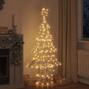 vidaXL Karácsonyfa 240 LED-del Meleg fehér 181 cm PET