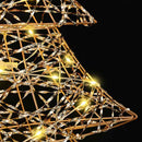 vidaXL Karácsonyfa 120 LED-del Meleg fehér 120,5 cm PET