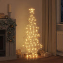 vidaXL Karácsonyfa 160 LED-del Meleg fehér 151 cm PET