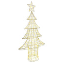 vidaXL Karácsonyfa 240 LED-del Meleg fehér 181 cm PET
