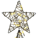 vidaXL Karácsonyfa 240 LED-del Meleg fehér 180 cm Rattan