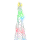 vidaXL Karácsonyfa 90 LED-del 3 pcs Sokszínű 20 x 20 x 80 cm Akril