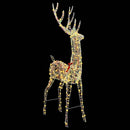 vidaXL 3D rénszarvas 250 LED Meleg fehér 96 x 40 x 180 cm PET