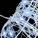 vidaXL Rénszarvas fej Hideg feher 68 x 36.5 x 62.5 cm Akril