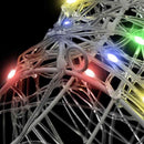 vidaXL Rénszarvas fej 140 LED-del színes 60 cm Akril