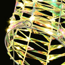 vidaXL Rénszarvas húzta szán Meleg fehér 68 x 36.5 x 62.5 cm PET