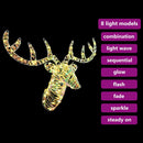 vidaXL Rénszarvas húzta szán Meleg fehér 68 x 36.5 x 62.5 cm PET