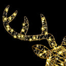 vidaXL Rénszarvas húzta szán Meleg fehér 68 x 36.5 x 62.5 cm PET