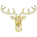 vidaXL Rénszarvas húzta szán Meleg fehér 68 x 36.5 x 62.5 cm PET