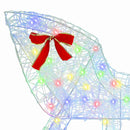 vidaXL Rénszarvas húzta szán színes 70 x 26 x 128,5 cm Akril