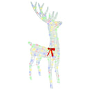 vidaXL Rénszarvas húzta szán színes 70 x 26 x 128,5 cm Akril