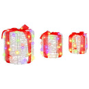 vidaXL Ajándéktáska Díszítés 3 pcs színes 20 x 20 x 21 cm Akril