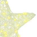 vidaXL 3D Csillag 50 LED-del Meleg fehér 55 x 53.5 x 10 cm Akril