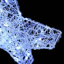 vidaXL 3D Csillag 50 LED-del Hideg feher 55 x 53.5 x 10 cm Akril