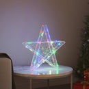 vidaXL 3D Csillag 50 LED-del Sokszínű 55 x 53.5 x 10 cm Akril