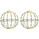 vidaXL Labda 2 db Meleg fehér 30 x 30 x 32 cm Fém 192 LED